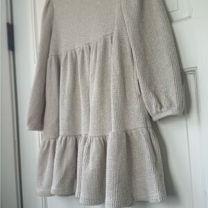 Cat & Jack Beige Textured Knit Sweater
